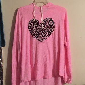 Pink long sleeve top